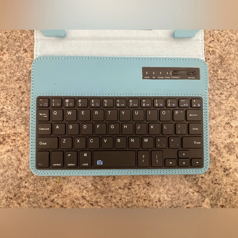 8 inch iOS iPad Mini Android Tablet Bluetooth Magnetic Keyboard Cover Case Stand